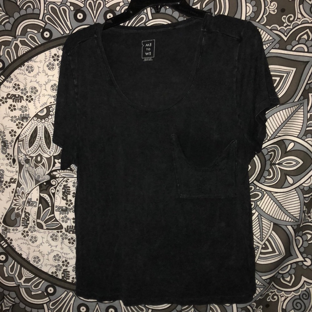 Black loose t shirt
